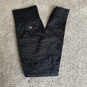 GYMSHARK ADAPT seamless leggings in BLACK, size SMALL